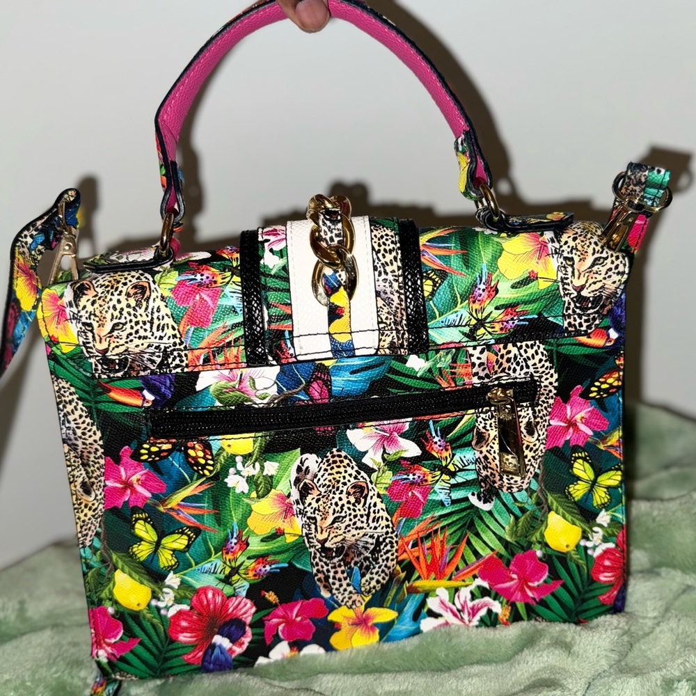 Aldo Vibrant Floral Mini Bag - Picture 3 of 3